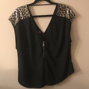 Embellished 2B Bebe shirt